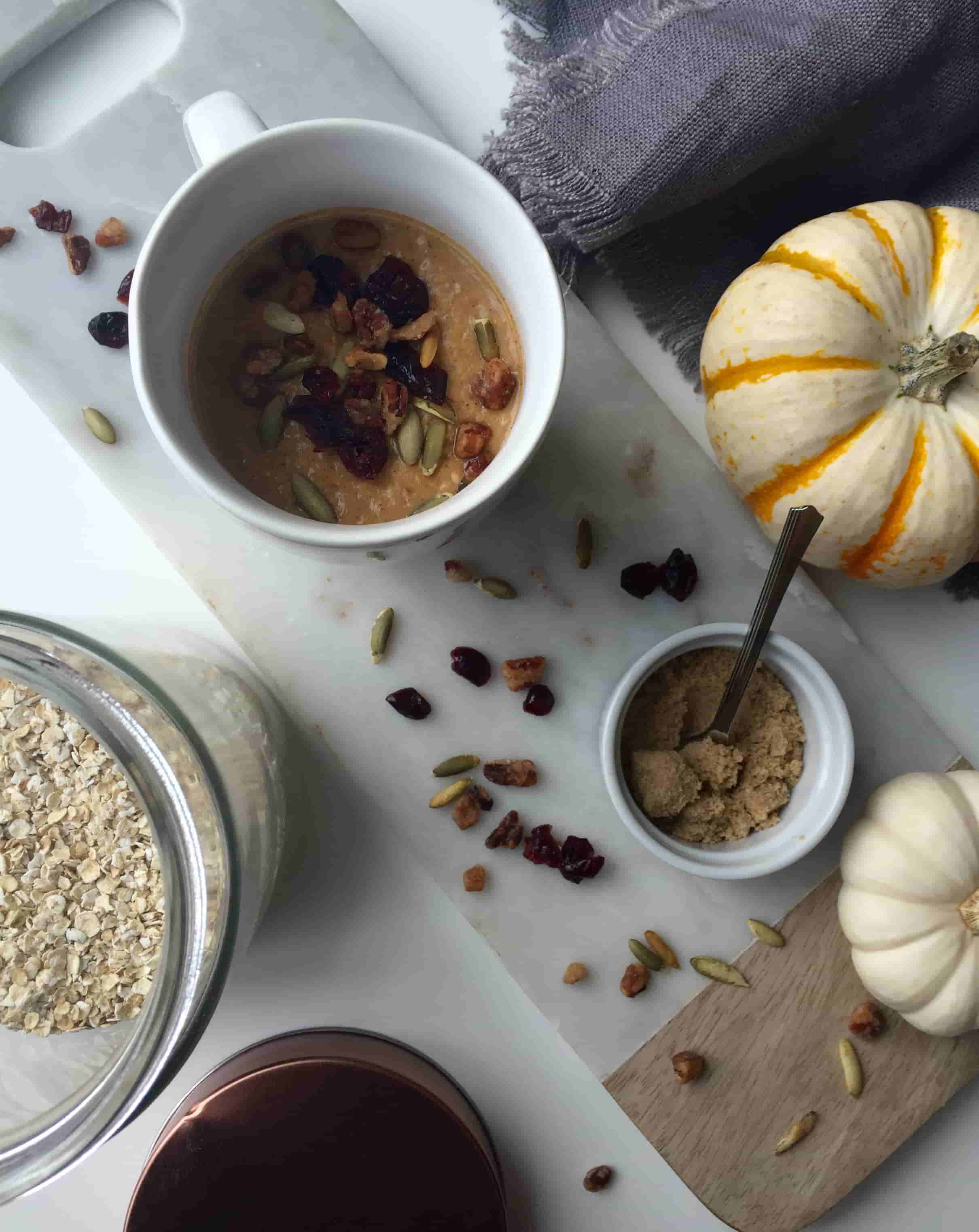 Sweet Pecan Pumpkin Spice Oatmeal