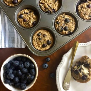 Healthy Blueberry Zucchini Muffin Recipe