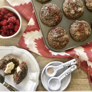 Whole Wheat Raspberry Zucchini Muffin Recipe